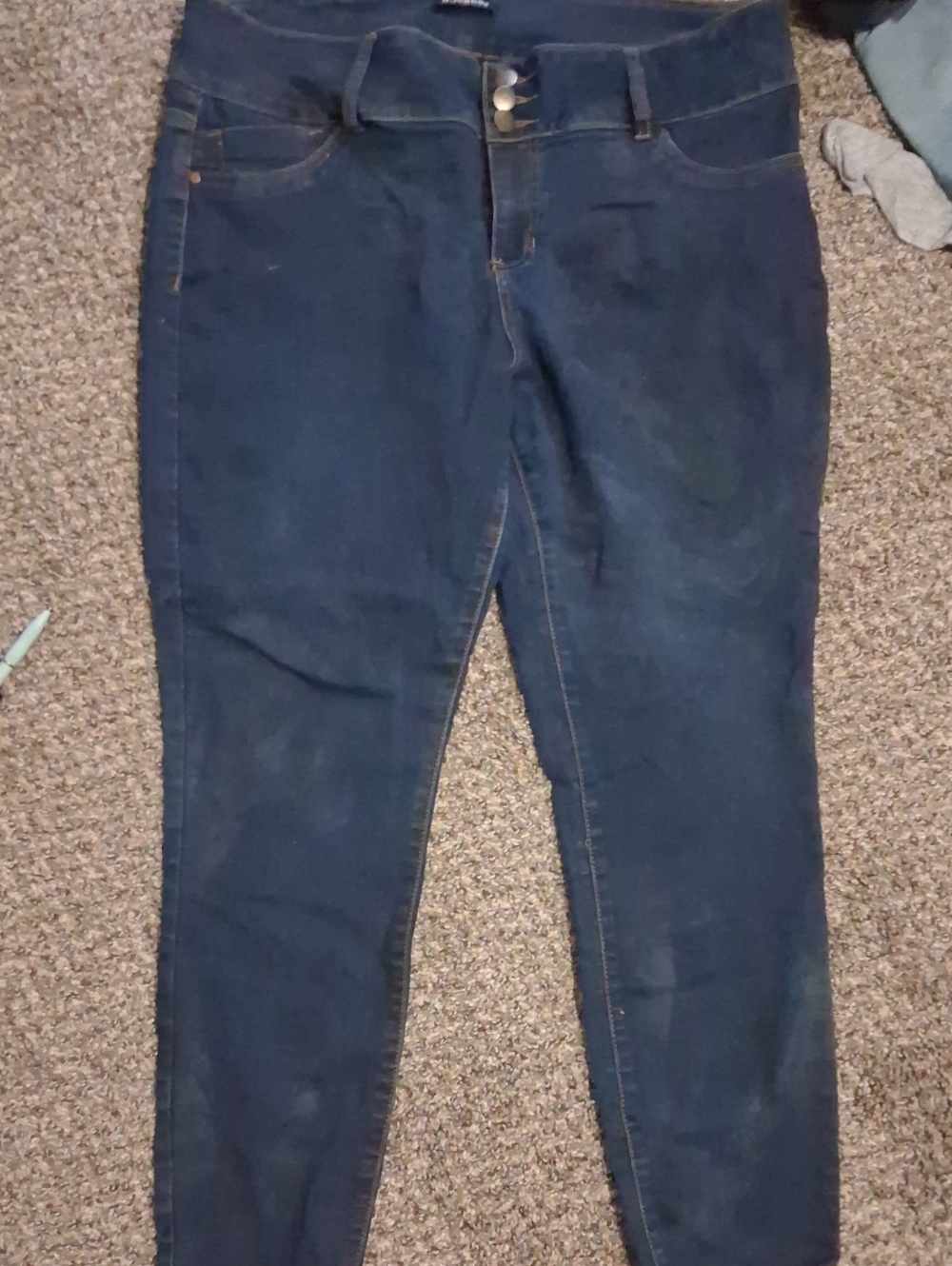 d. jeans Dark Blue Skinny High-Rise Jeans